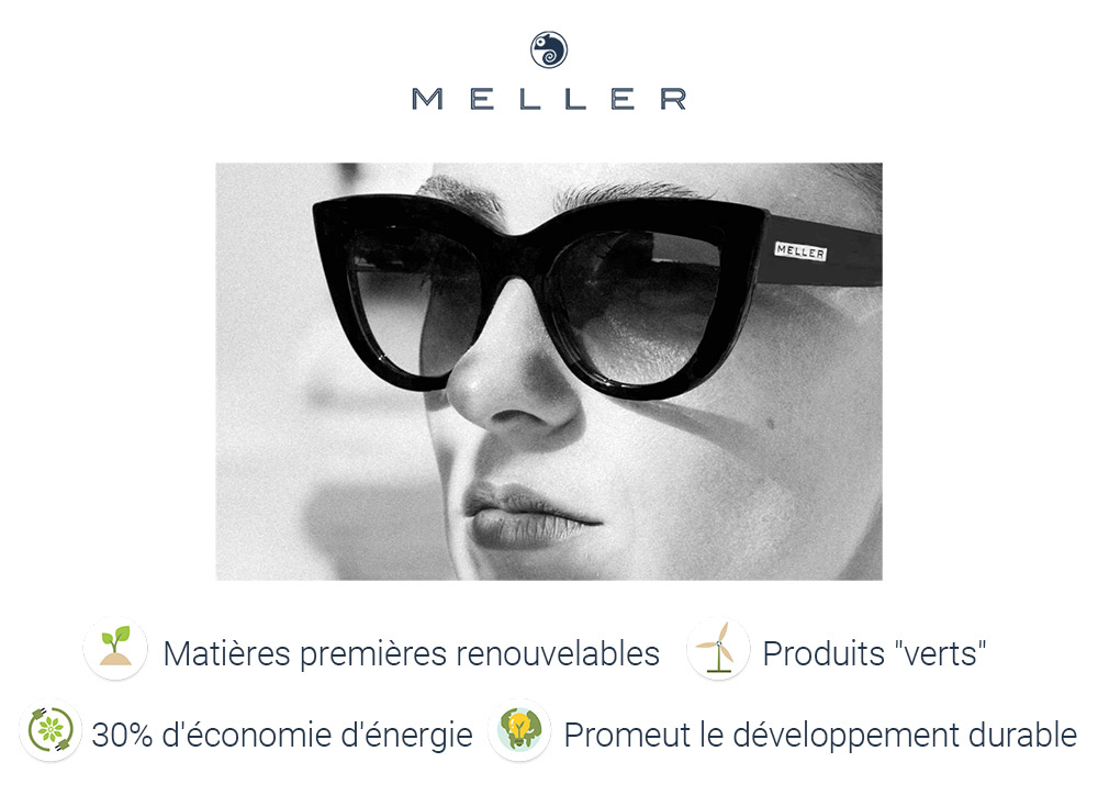 qu'est-ce qui rend les lunettes Meller Bio respectueuses de l'environnement ?