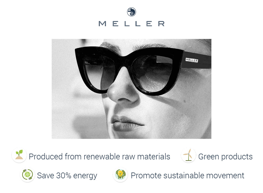 what makes Meller Bio-based glasses eco-friendly?