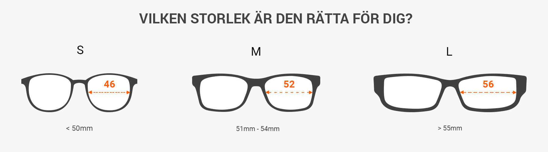 hur man läser mått på solglasögon - mät solglasögonens storlek med en linjal